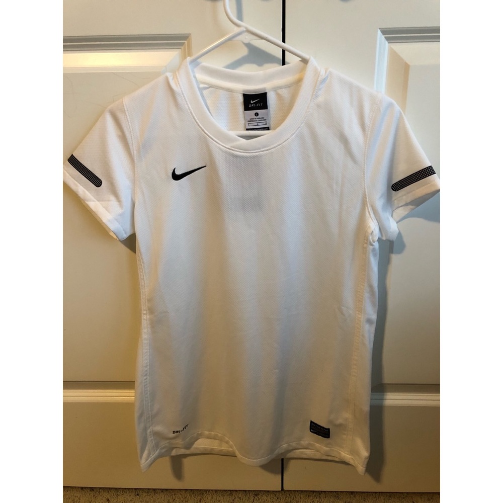 Nike Dri-Fit White Athletic T-shirt